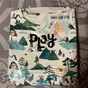 NIB 12-18 Little Sleepies Mountain Mist Pocket Dress w/ Bloomers